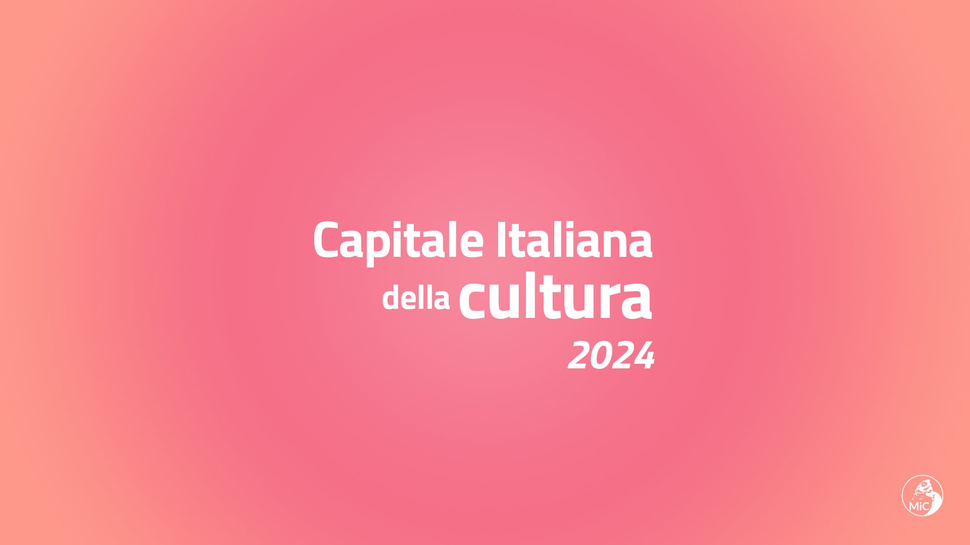 Capitale Italiana della Cultura 2024